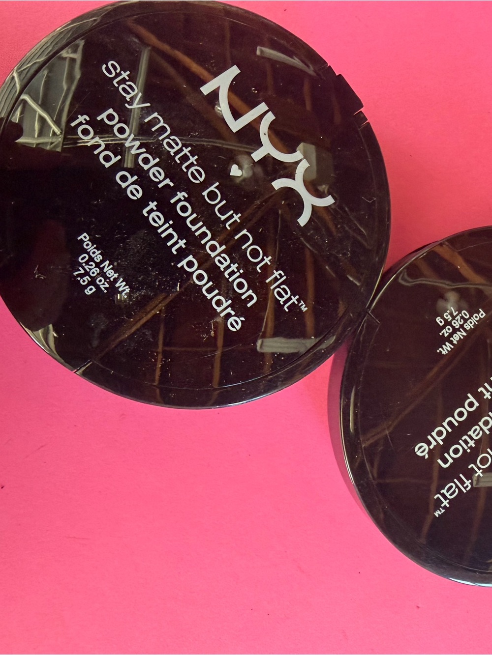 2 NYX Stay Matte But Not Flat Powder Foundation SMP11 sienna terre de sienna